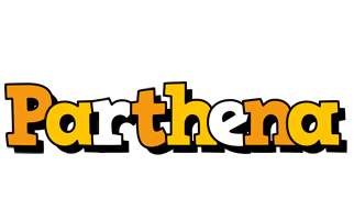 Parthena cartoon logo