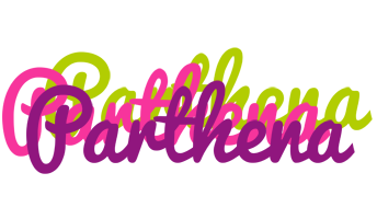 Parthena flowers logo