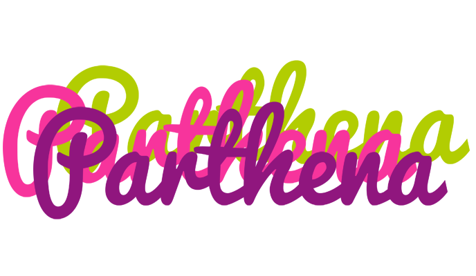 Parthena flowers logo