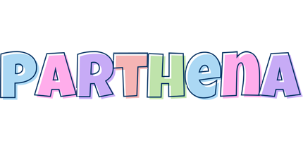 Parthena pastel logo