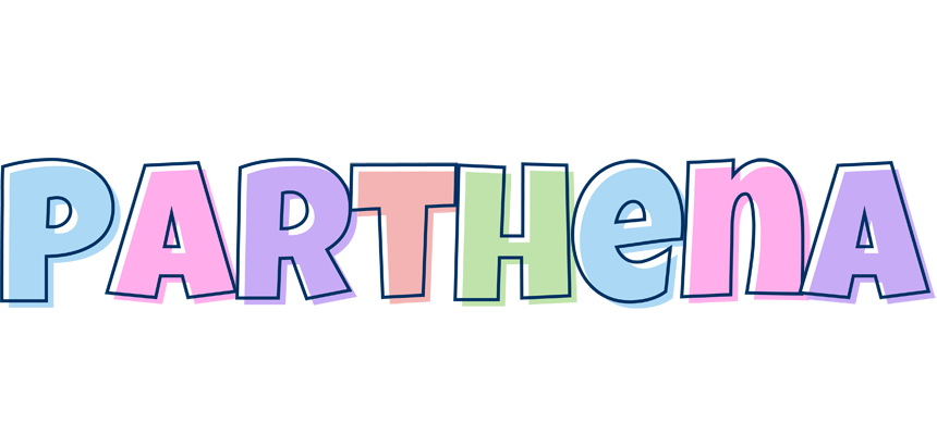 Parthena pastel logo