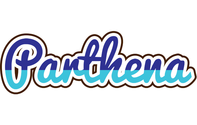 Parthena raining logo