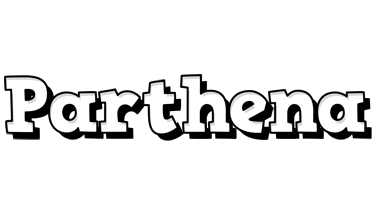 Parthena snowing logo