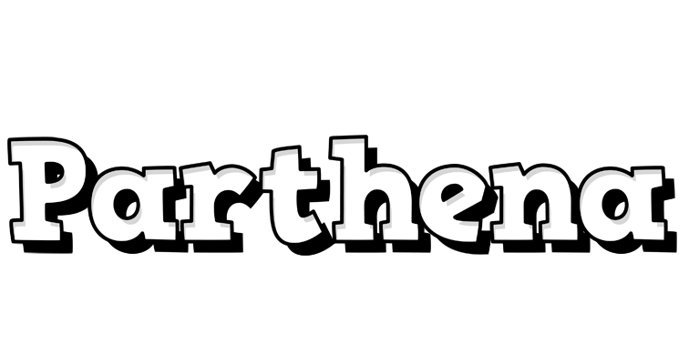 Parthena snowing logo