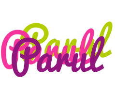 Parul flowers logo