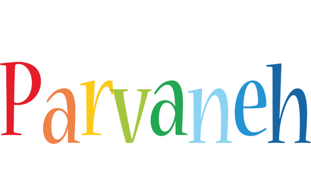 Parvaneh birthday logo