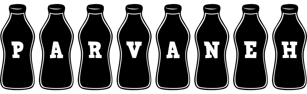 Parvaneh bottle logo