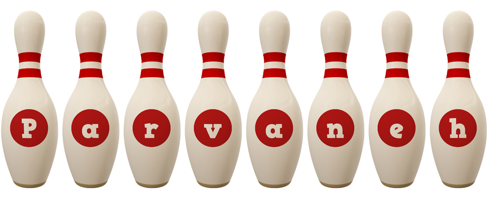Parvaneh bowling-pin logo