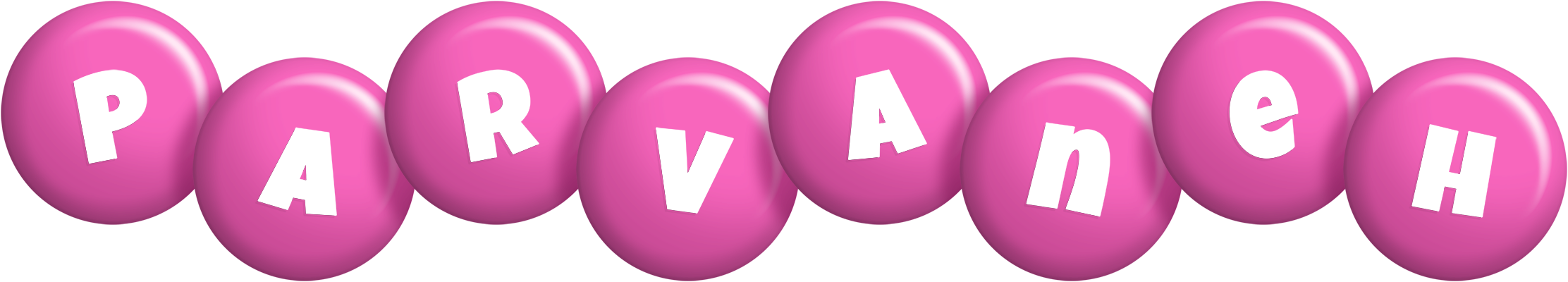 Parvaneh candy-pink logo