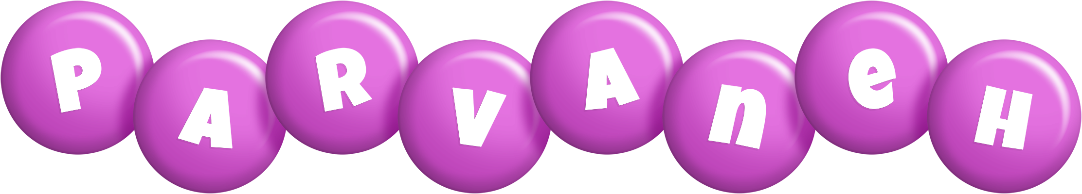 Parvaneh candy-purple logo