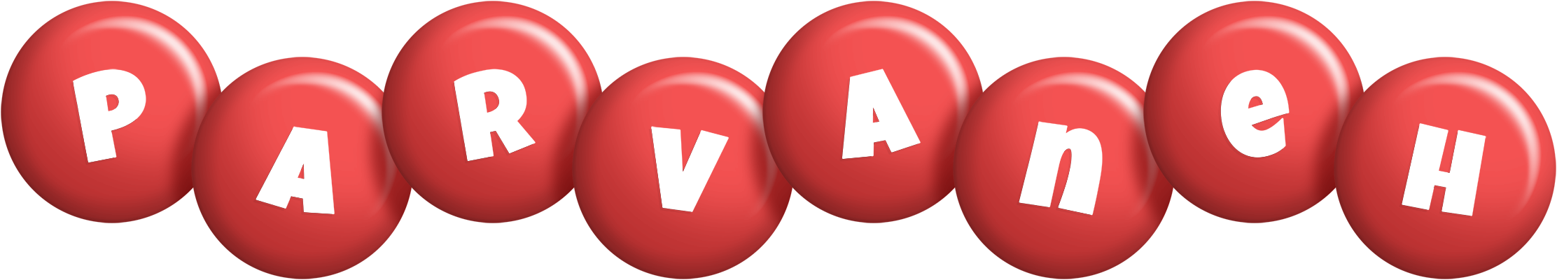 Parvaneh candy-red logo