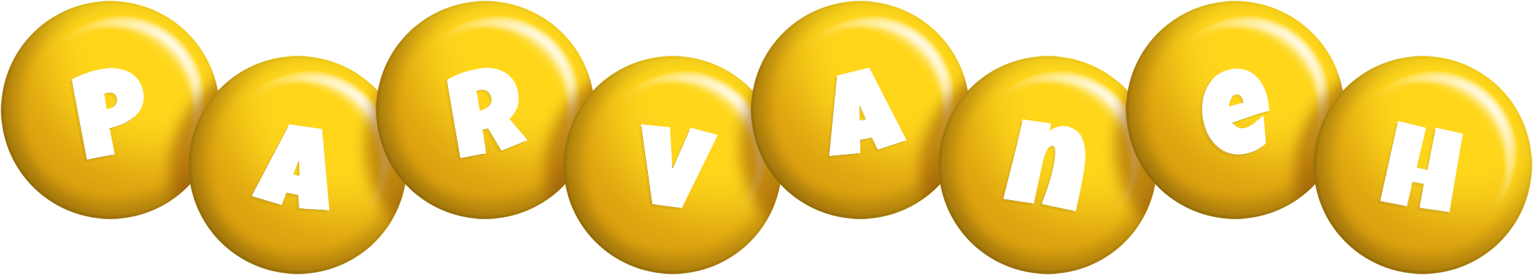 Parvaneh candy-yellow logo