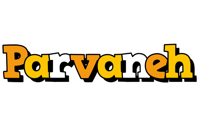 Parvaneh cartoon logo