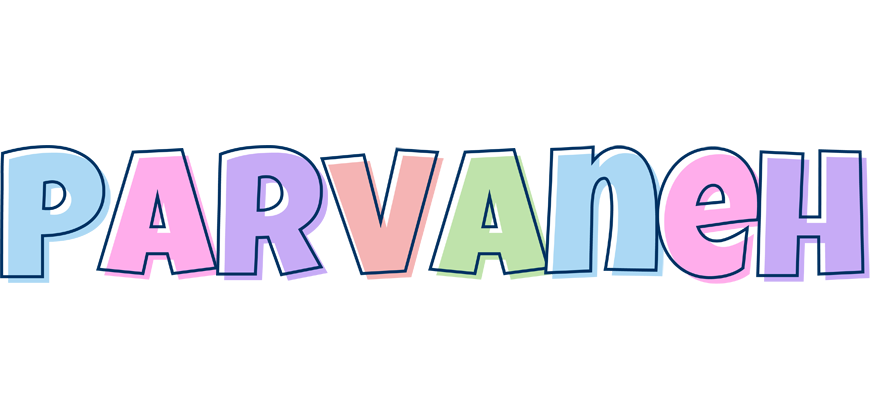 Parvaneh pastel logo
