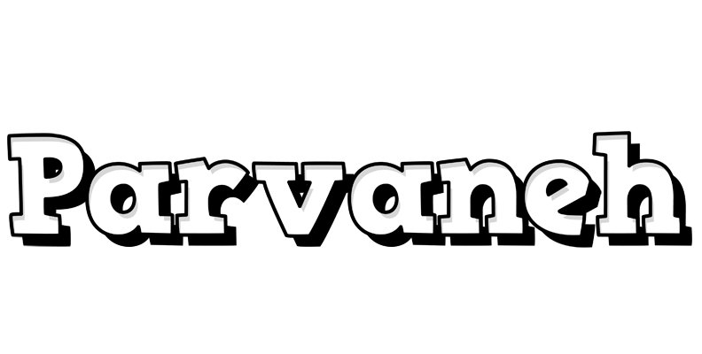 Parvaneh snowing logo