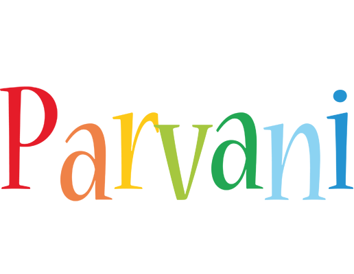Parvani birthday logo