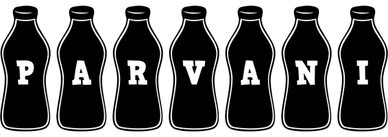 Parvani bottle logo