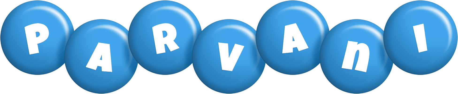 Parvani candy-blue logo