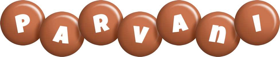 Parvani candy-brown logo