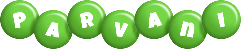 Parvani candy-green logo