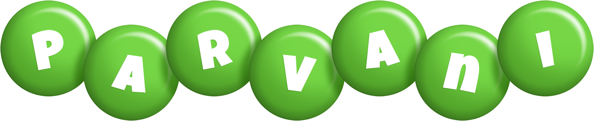 Parvani candy-green logo
