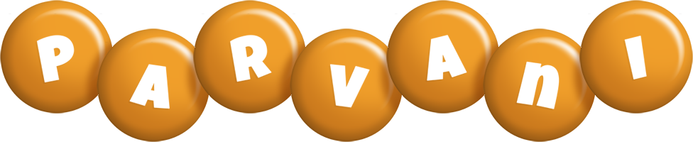 Parvani candy-orange logo