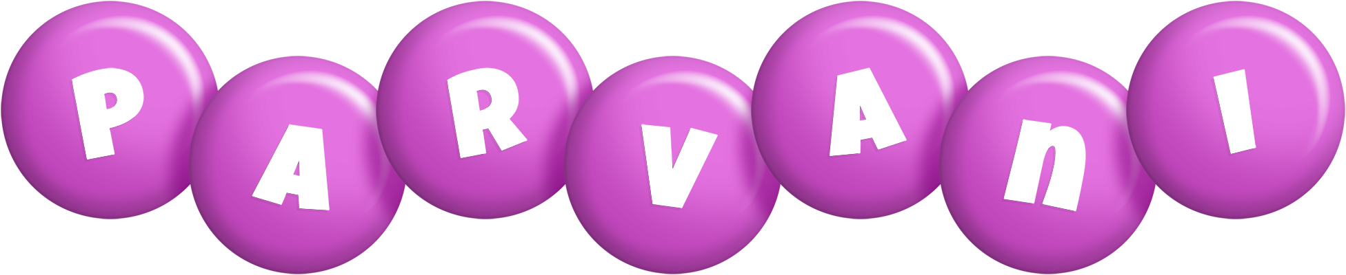 Parvani candy-purple logo