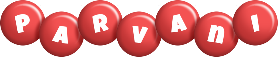 Parvani candy-red logo