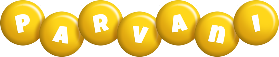 Parvani candy-yellow logo