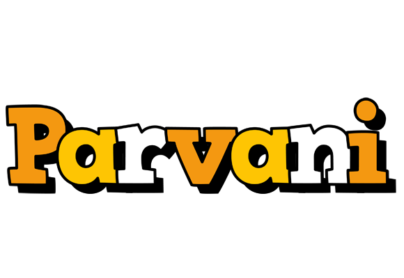 Parvani cartoon logo