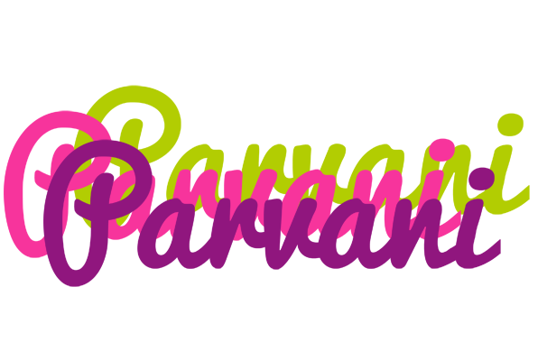 Parvani flowers logo