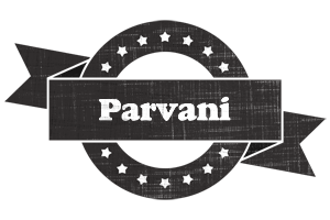 Parvani grunge logo