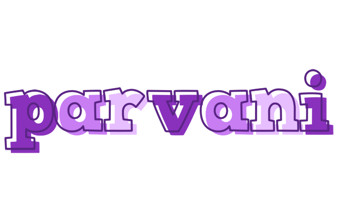 Parvani sensual logo
