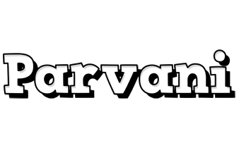 Parvani snowing logo