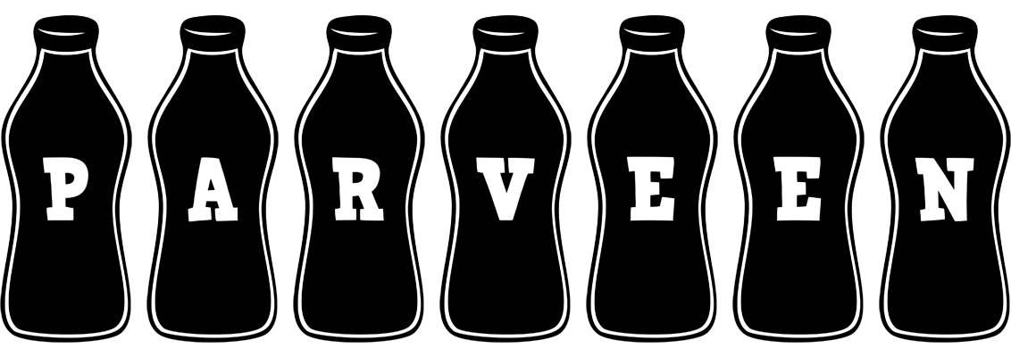 Parveen bottle logo