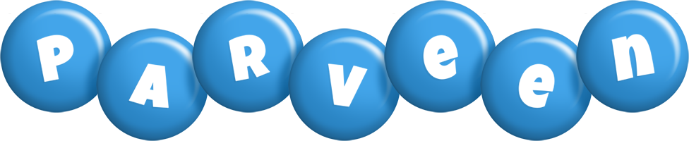 Parveen candy-blue logo