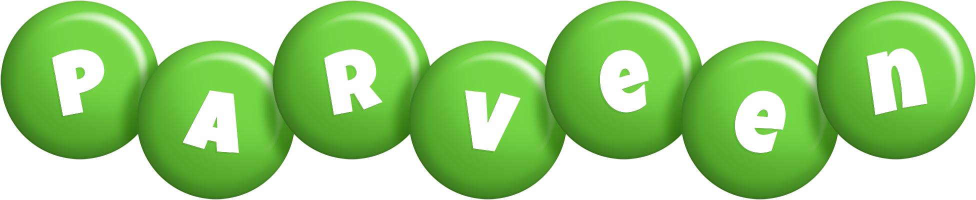 Parveen candy-green logo