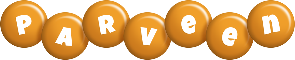 Parveen candy-orange logo