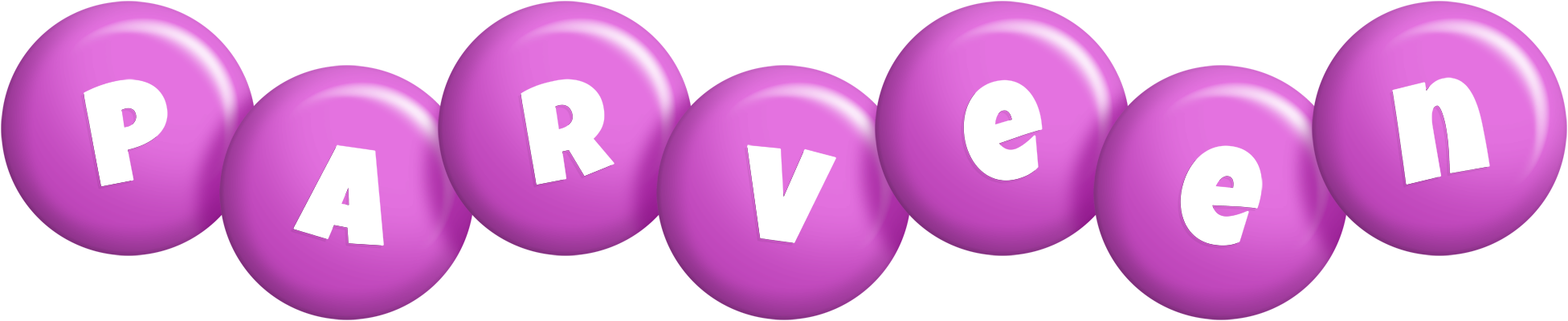 Parveen candy-purple logo