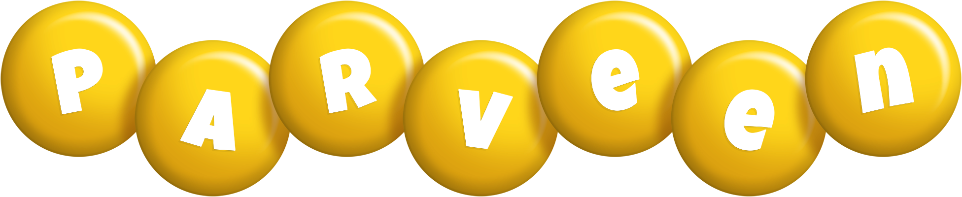 Parveen candy-yellow logo