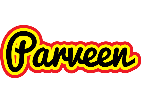 Parveen flaming logo
