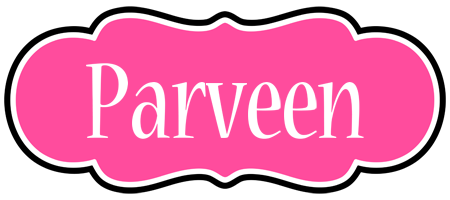 Parveen invitation logo