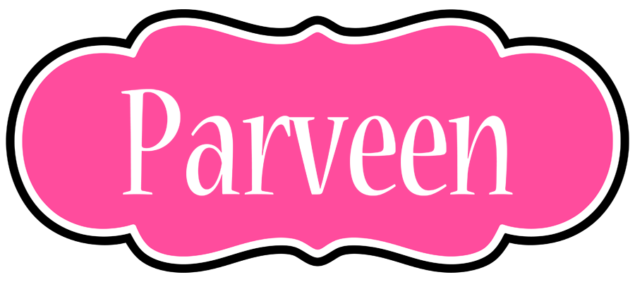 Parveen invitation logo