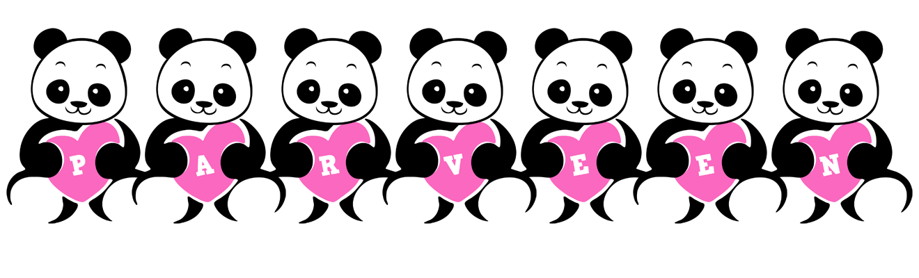 Parveen love-panda logo
