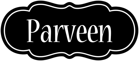 Parveen welcome logo