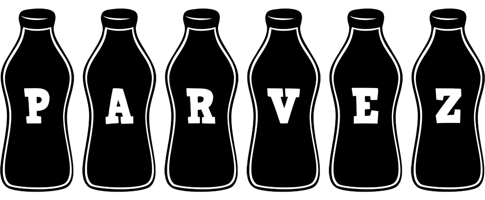 Parvez bottle logo