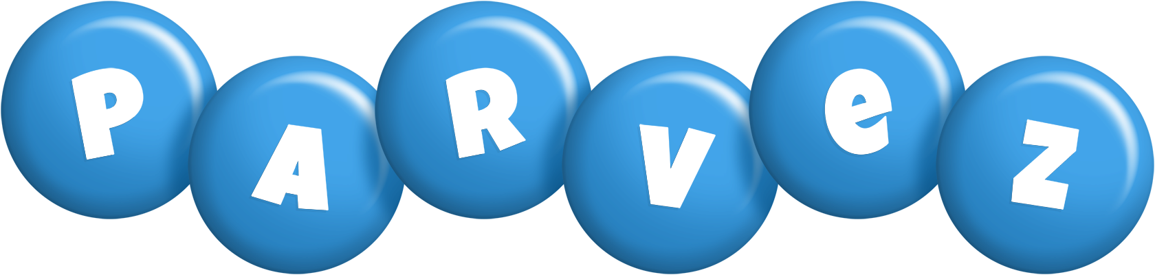 Parvez candy-blue logo