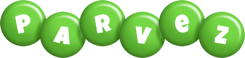 Parvez candy-green logo