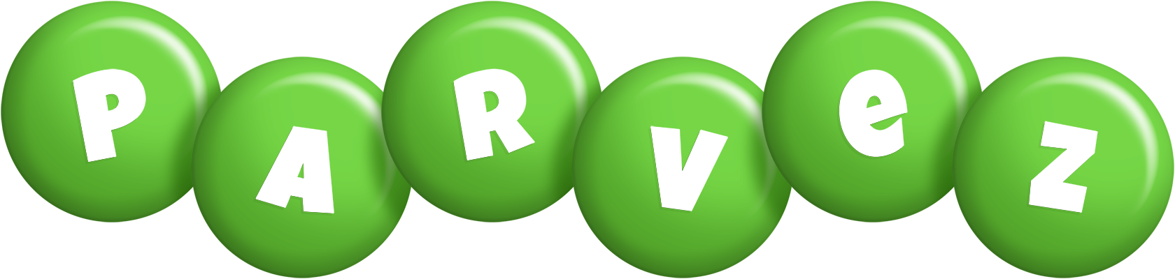 Parvez candy-green logo