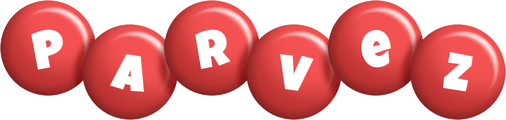 Parvez candy-red logo